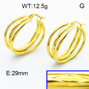 SS Hoop Earring 3E2003997ablb-423