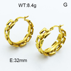 SS Hoop Earring 3E2003999vbmb-423