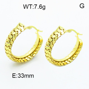 SS Hoop Earring 3E2004000vbmb-423