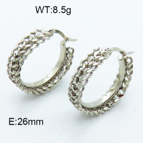 SS Hoop Earring 3E2004003vbll-423