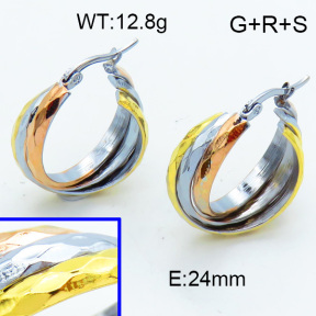 SS Hoop Earring 3E2004004vbnb-423