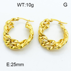 SS Hoop Earring 3E2004009ablb-423