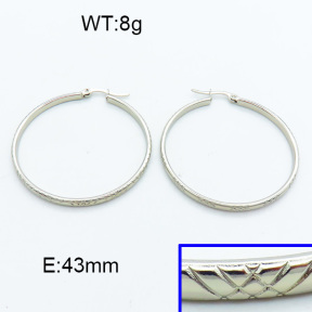 SS Hoop Earring 3E2004019vaii-423