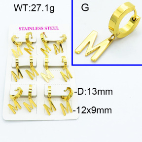 SS Dangle Earring 3E2004038vhov-423