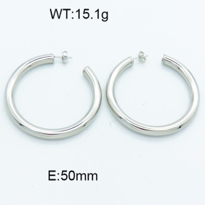 SS Hoop Earring 3E2004062vbll-423