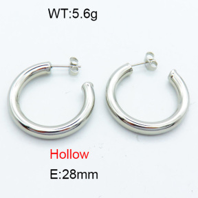 SS Hoop Earring 3E2004080vbll-423