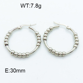 SS Hoop Earring 3E2004082aakl-423