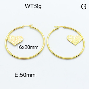 SS Hoop Earring 3E2004083ablb-423