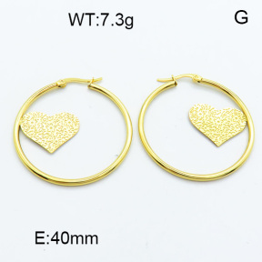 SS Hoop Earring 3E2004084ablb-423