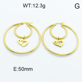 SS Hoop Earring 3E2004088ablb-423