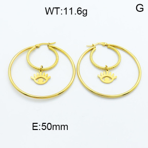 SS Hoop Earring 3E2004089ablb-423