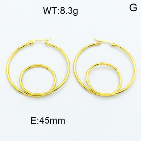 SS Hoop Earring 3E2004091aajl-423