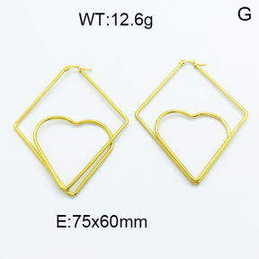 SS Hoop Earring 3E2004092aajl-423