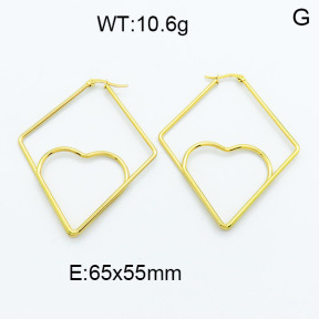 SS Hoop Earring 3E2004093aajl-423