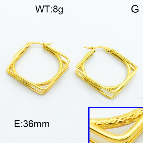 SS Hoop Earring 3E2004104ablb-423