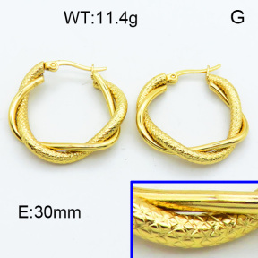 SS Hoop Earring 3E2004109vbmb-423