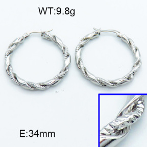 SS Hoop Earring 3E2004112vbll-423