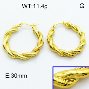 SS Hoop Earring 3E2004113vbmb-423