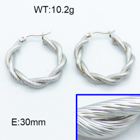 SS Hoop Earring 3E2004114vbll-423