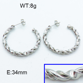 SS Hoop Earring 3E2004116vbll-423