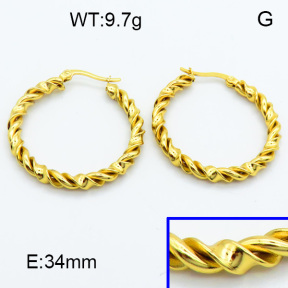 SS Hoop Earring 3E2004117vbmb-423