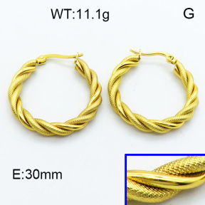 SS Hoop Earring 3E2004119vbmb-423