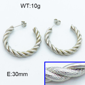 SS Hoop Earring 3E2004122vbll-423