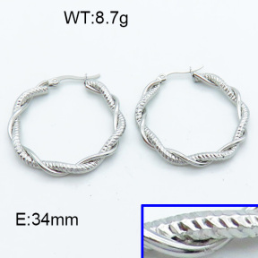 SS Hoop Earring 3E2004126vbll-423