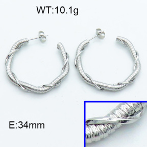 SS Hoop Earring 3E2004130vbll-423