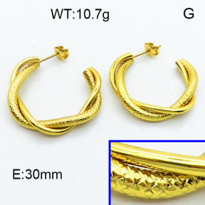 SS Hoop Earring 3E2004131vbmb-423