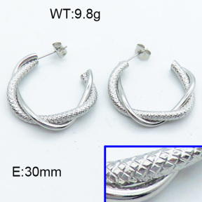 SS Hoop Earring 3E2004132vbll-423