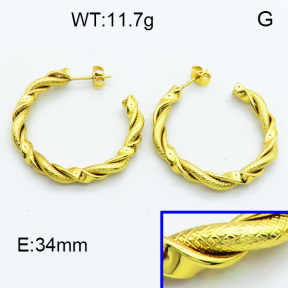 SS Hoop Earring 3E2004133vbmb-423