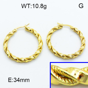 SS Hoop Earring 3E2004137vbmb-423