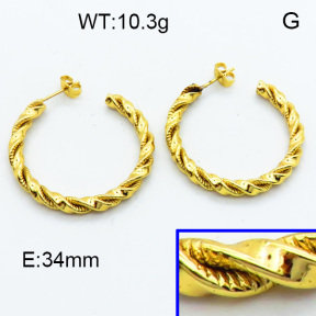 SS Hoop Earring 3E2004139vbmb-423