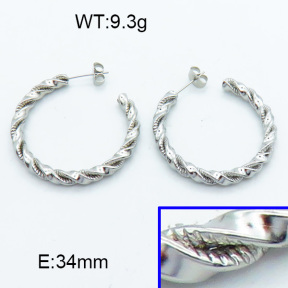 SS Hoop Earring 3E2004140vbll-423