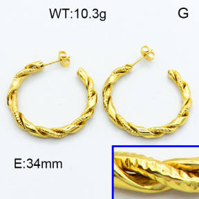 SS Hoop Earring 3E2004141vbmb-423