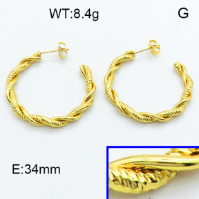 SS Hoop Earring 3E2004143vbmb-423