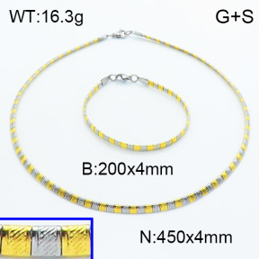 SS Collar /Omega Chain Set 3S0011944vhha-423