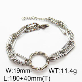 SS Steel Bracelets 6B2003029bbov-354
