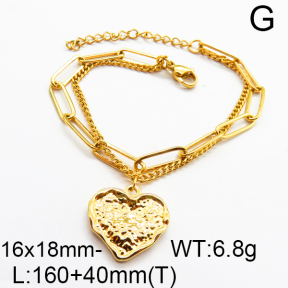 SS Gold-Plated Bracelets 6B2003030bhia-354