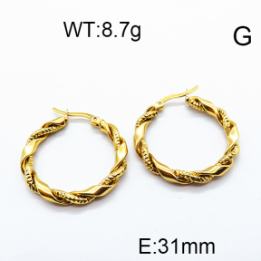 SS Hoop Earring 6E2005555vbmb-317