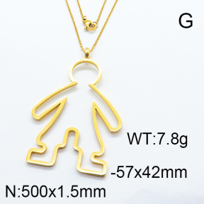SS Gold-Plated Necklaces 6N2003125bbov-317