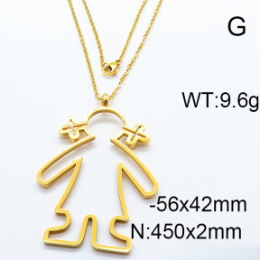 SS Gold-Plated Necklaces 6N2003127bbov-317