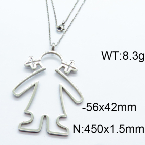SS Steel Necklaces 6N2003128vbmb-317