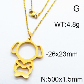 SS Gold-Plated Necklaces 6N2003129ablb-317