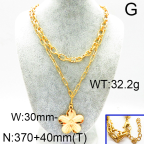 SS Gold-Plated Necklaces 6N2003134aivb-354