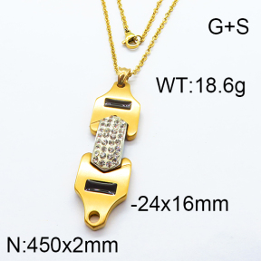 SS Stone Necklaces 6N4003414bbov-317