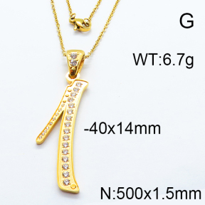 SS Stone Necklaces 6N4003418bbov-317