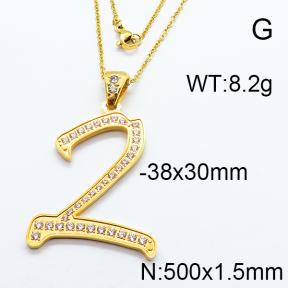 SS Stone Necklaces 6N4003419bbov-317