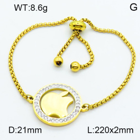 SS Crystal Stone Bracelets 3B4002555vbmb-653